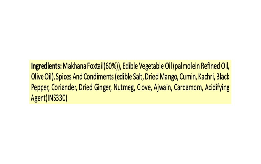 Kiwi Kisan Window Roasted Makhana Indian Chatpata   Plastic Bottle  100 grams